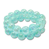 Crackled Acrylic Bead Stretch Bracelet Set – Teal · MBR5785TE_PK _DSC8639