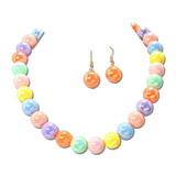 Iridescent Acrylic Bead Necklace Set – Gold/Multi · MNE8828MU-2_PK _DSC8678