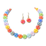 Crackle Acrylic Bead Necklace – Gold/Multi · MNE8834MU_PK _DSC8690