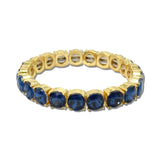 Round Stone Stretch Tennis Bracelet – Gold/Montana · CB2429MON_MUS _DSC8750