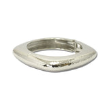 Hammered Squared Hinged Bangle Bracelet – Silver · BC-0389-S_RZ _DSC8791