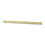 Greek Key Pave CZ Link Bracelet – Gold/Clear · BZ-0081-2C_RZ _DSC8803