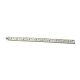 Greek Key Pave CZ Link Bracelet – Silver/Clear · BZ-0081-3C_RZ _DSC8804