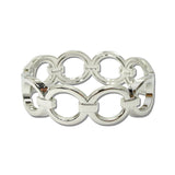 Open Circle Link Bangle Bracelet – Silver · BG5585-SV_IM _DSC8836