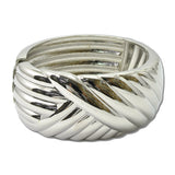 Wide Twisted Rope Hinged Bangle – Silver · BG5704-SV_IM _DSC8856
