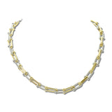 14K Gold Plated Two Tone U-Link Chain Necklace – Two Tone · NK4862-2T_IM _DSC8949