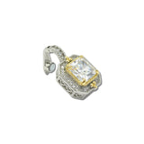 14K Gold Plated CZ Halo Detachable Pendant Toggle Chain Necklace – Default · 2280C_MX _DSC9027