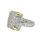 14K Gold Plated Pave Cushion Statement Ring – 7 · K2350-7_MX _DSC9035