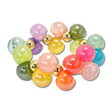 Orb Gumball Acrylic Bead Stretch Bracelet – Gold/Multi · JB20070GMT_JK _DSC9071