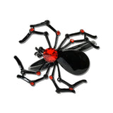 Rhinestone Spider Hinged Bracelet – Black/Red · BA1436JRED_MQ _DSC9350