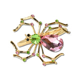 Sorority Rhinestone Spider Hinged Bracelet – Pink Green · BA1436PNG_MQ _DSC9353