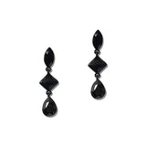 Faceted Rhinestone Tiered Drop Earrings – Black/Jet · ER2696JET_MQ _DSC9387