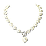 Pearl Strand Drop Toggle Necklace – Silver/Cream · ONH5395RHCRM_OZ _DSC9812