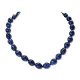 Marbled Resin Nugget Bead Necklace – Gold/Navy · ONF5650GDNV_OZ _DSC9813
