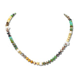Baroque Pearl Glass Bead Necklace – Gold/Mint · ONF5648GDMNT_OZ _DSC9832