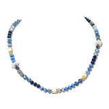 Baroque Pearl Glass Bead Necklace – Gold/Navy · ONF5648GDNV_OZ _DSC9833