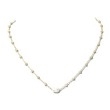 Baroque Pearl Dainty Bead Necklace – Gold/Tan · ONH3444GDGB_OZ _DSC9842