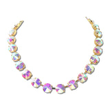 Cone Rhinestone Collar Tennis Necklace – Gold/AB · TFN00147GDABCRY_BE _DSC9877