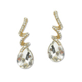 108524, TEARDROP ACCENT CRYSTAL RHINESTONE EARRING
