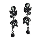108725, MARQUISE TEARDROP RHINESTONE ACCENT DANGLE EARRING