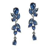 108725, MARQUISE TEARDROP RHINESTONE ACCENT DANGLE EARRING