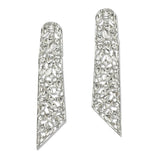 108726, MULTI SHAPE RHINESTONE ACCENT GEOMETRIC EARRING