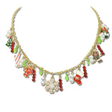 GMN43-1 GMN43-1 · Enamel Holiday Charm Station Necklace – 1