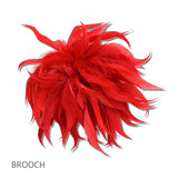 GMPN-07-3 GMPN-07-3 · Feathered Starburst Statement Brooch – RED-2