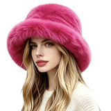 Fluffy Faux Fur Bucket Hat – HPINK · H3539HPINK H3539 H.PINK