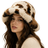 Cow Print Bucket Hat – Beige/Brown · H3543BEIGEBROWN H3543 BROWN