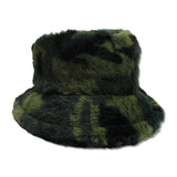 Soft Faux Fur Bucket Hat – Dk.Camouflage · HT-1085-DGR_RZ IMG_6179