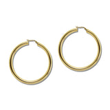 70Mm Large Chunky Tube Hoop Earrings – Gold · SSE253G_IVY IMG_6244