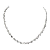 Dainty Mariner Link Stainless Steel Chain Necklace – Silver · SSN3116R_IVY IMG_6312
