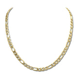 Figaro Link Stainless Steel Chain Necklace – Gold · SSN0518G_IVY IMG_6320