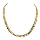 Cuban Curb Link Stainless Steel Chain Necklace – Gold · SSN2118G_IVY IMG_6327