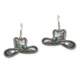 108403, WESTERN COWBOY HAT DANGLE EARRING