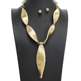 107767, WIRED METAL GEOMETRIC NECKLACE