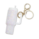 107946, BLING MINI TUMBLER KEYCHAIN BAG CHARM