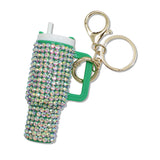 107946, BLING MINI TUMBLER KEYCHAIN BAG CHARM