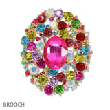 107776, RHINESTONE EVENING BROOCH PIN