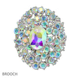 107776, RHINESTONE EVENING BROOCH PIN