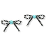 108059, WESTERN BOW NAVAJO BEADED STUD EARRING