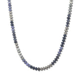 Faceted Resin Rondelle Bead Necklace – Gold/Navy · SN1284NAVY SN1284 NAVY