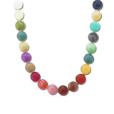 Marbled Resin Bead Necklace – Bright Multi · SN1332BMUL_AVT SN1332 BMUL