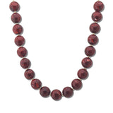 Marbled Resin Bead Necklace – Wine · SN1332WINE_AVT SN1332 WINE