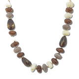 Freeform Nugget Bead Necklace – Gold/Brown · SN1340BRW_AVT SN1340 BRW
