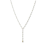 Dainty Pearl Beaded Y-Drop Necklace – Gold · SN1345GD_AVT SN1345 GD
