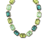 114837, FACETED RHINESTONE STATEMENT NECKLACE